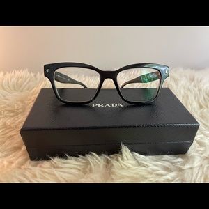 Prada Eyeglass Frames Black (VPR10S 1AB-101)